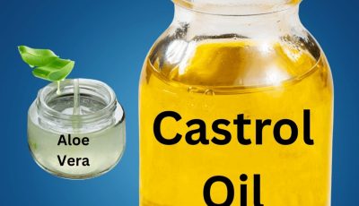 Mixing Aloe Vera Oil with Castor Oil is powerful for both hair and skin