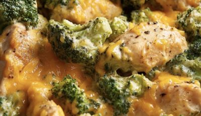 Ingredient Slow Cooker Cheesy Chicken & Broccoli