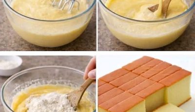 Soft Milk Sponge Cake